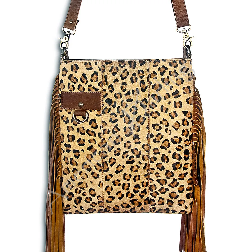 American Darling Messenger Hair-On Genuine Leather women bag western handbag purse