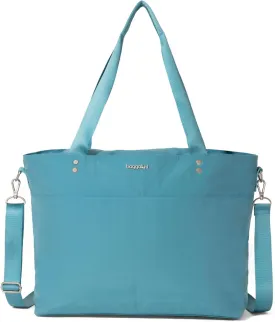 Baggallini Carryall Laptop Tote-Medium 12x19 Inch Travel Crossbody Shoulder Bag