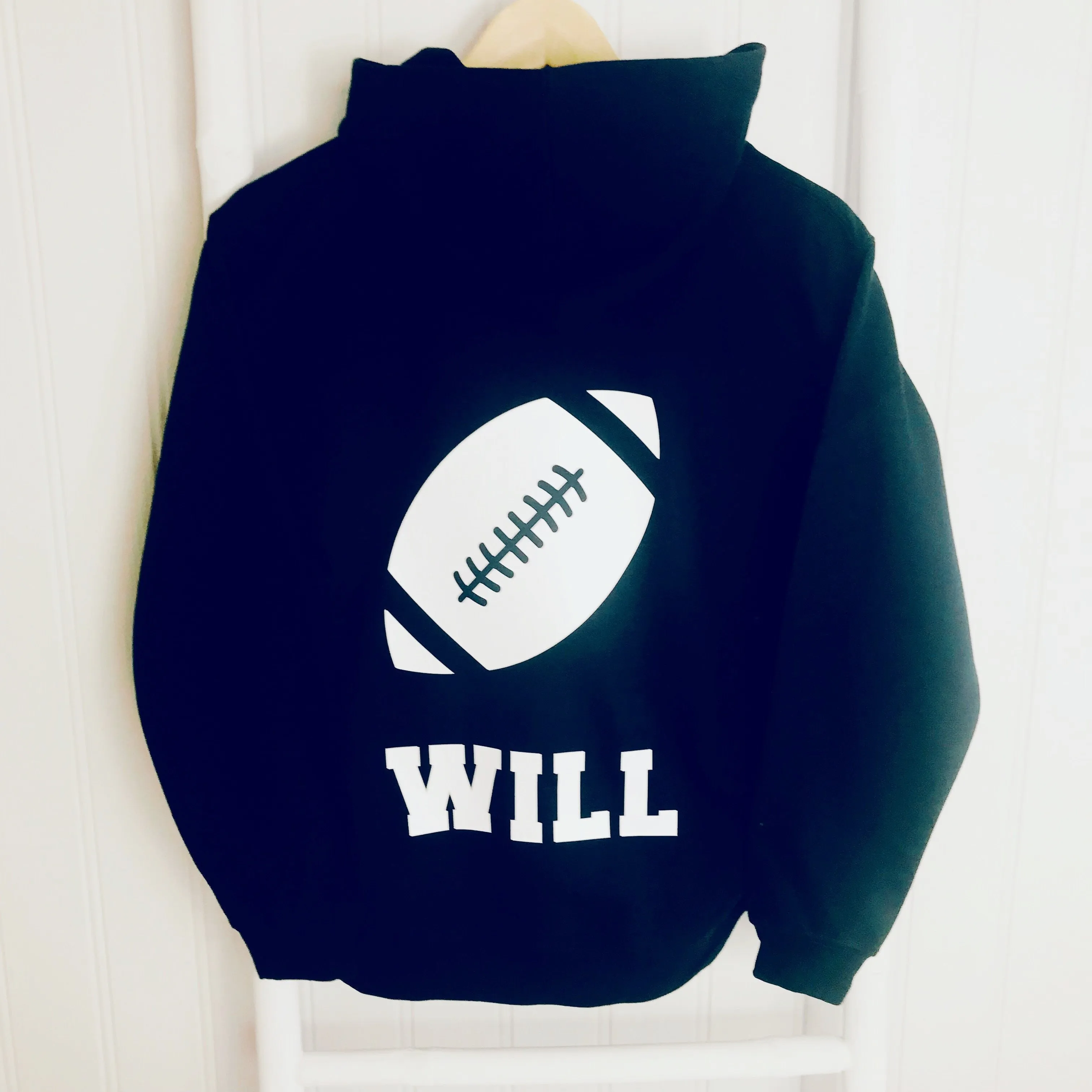 Boys'  Rugby Personalised Activity Hoodie (3 colours available)