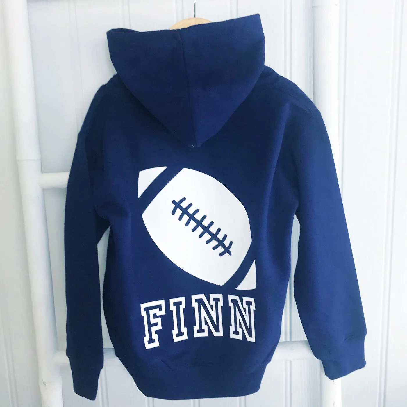 Boys'  Rugby Personalised Activity Hoodie (3 colours available)