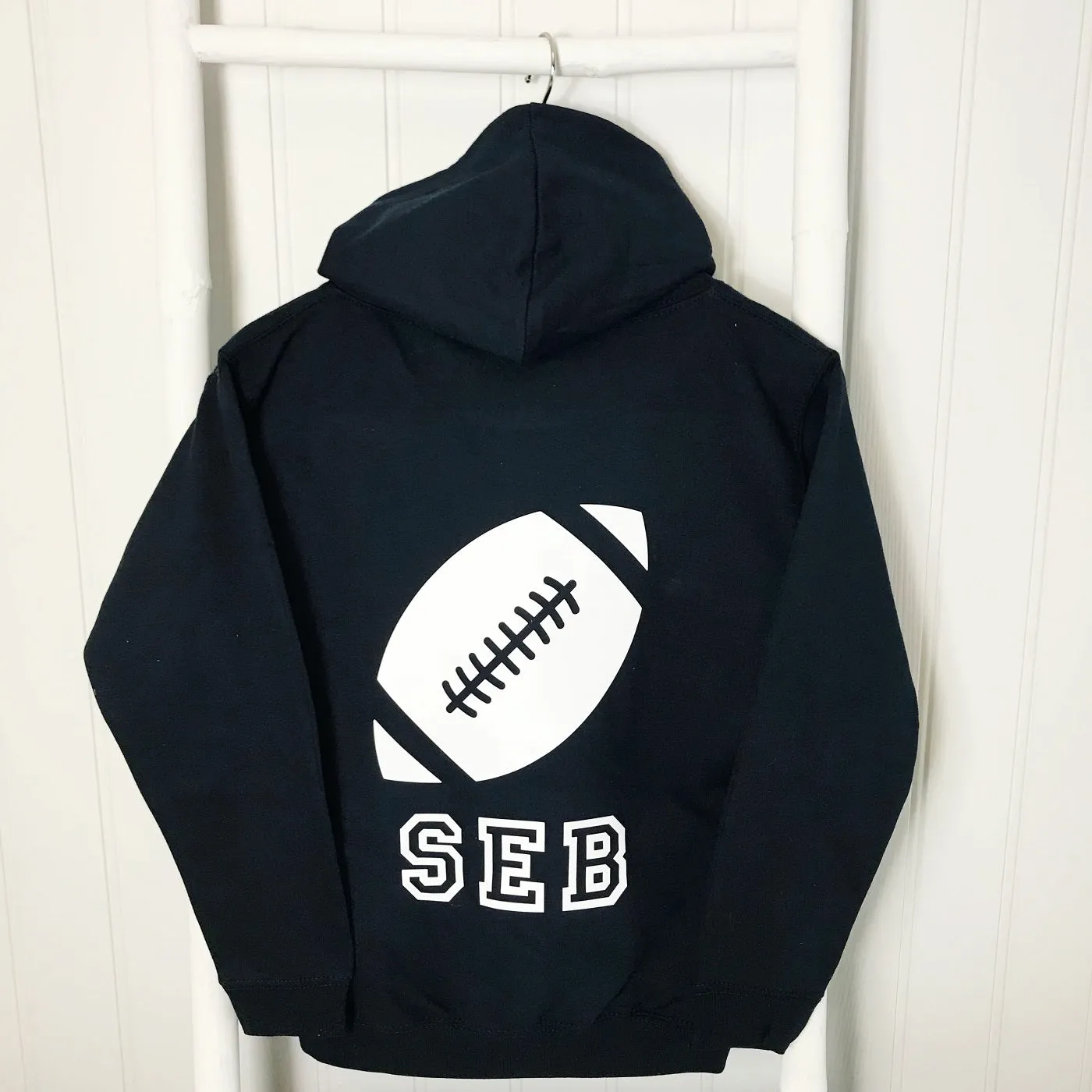 Boys'  Rugby Personalised Activity Hoodie (3 colours available)