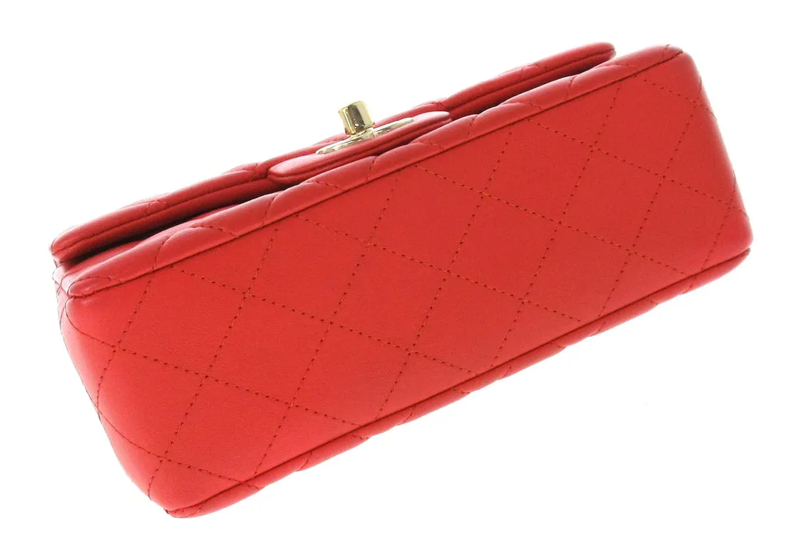 Chanel mini timeless red bag