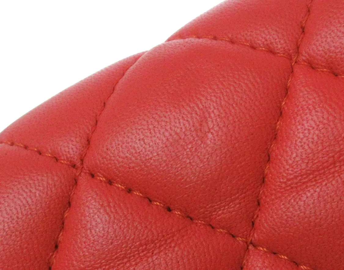 Chanel mini timeless red bag