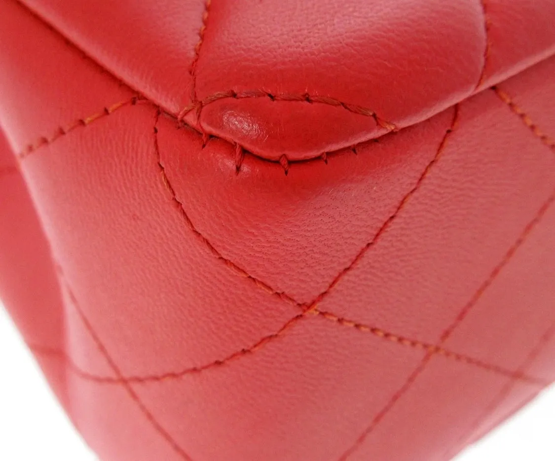 Chanel mini timeless red bag