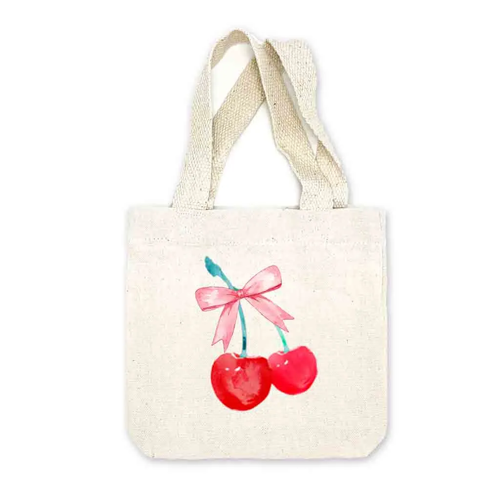 Cherries and Bows Mini Bag - Sold as set of 2