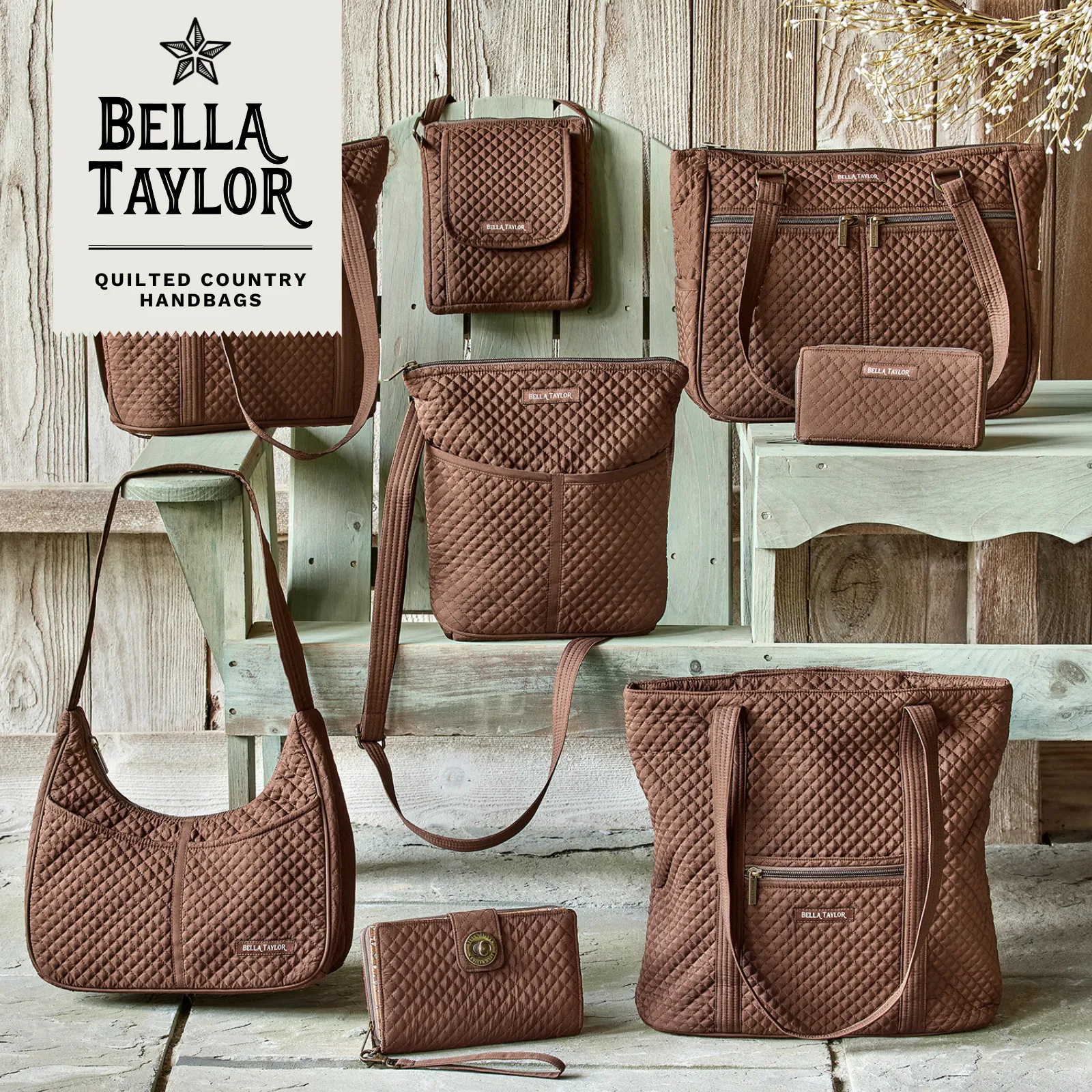 Chocolate Microfiber Large Shoulder Tote
