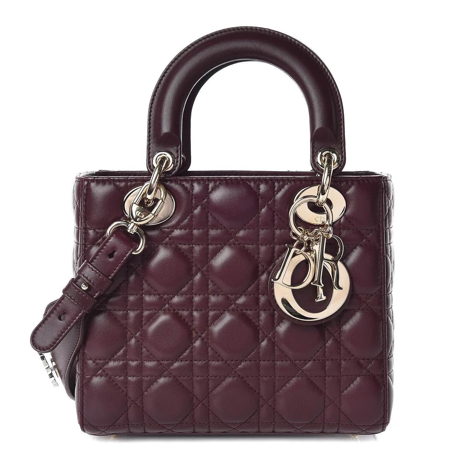 CHRISTIAN DIOR LAMBSKIN LADY DIOR BAG