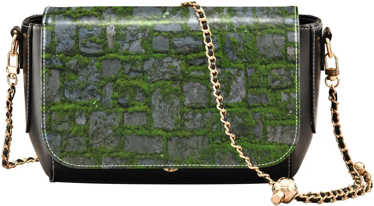 Crossbody Bags for Women Trendy Women's Black Shoulder Bag Small PU Leather Flap Cross Body Bag Handbags