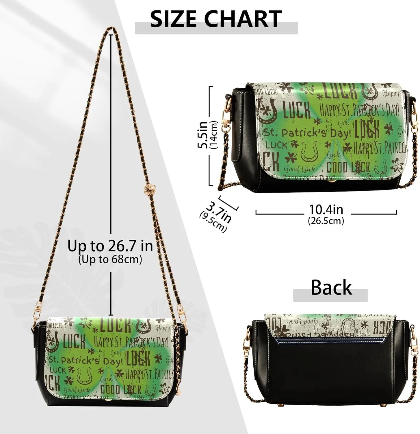 Crossbody Bags for Women Trendy Women's Black Shoulder Bag Small PU Leather Flap Cross Body Bag Handbags