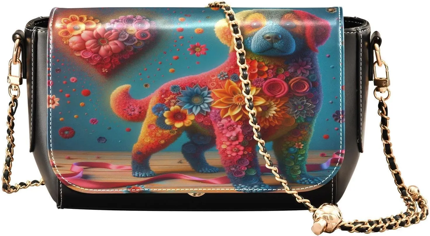 Crossbody Bags for Women Trendy Women's Black Shoulder Bag Small PU Leather Flap Cross Body Bag Handbags