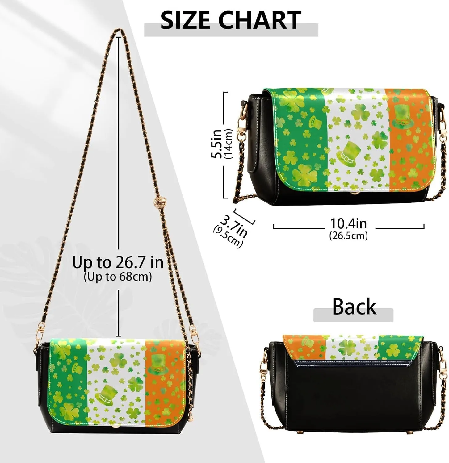 Crossbody Bags for Women Trendy Women's Black Shoulder Bag Small PU Leather Flap Cross Body Bag Handbags