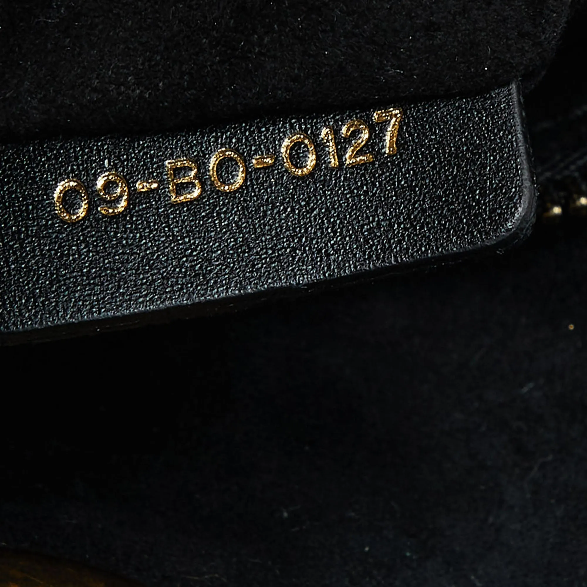 DIOR Black Leather Medium Studded Supple Lady  Tote