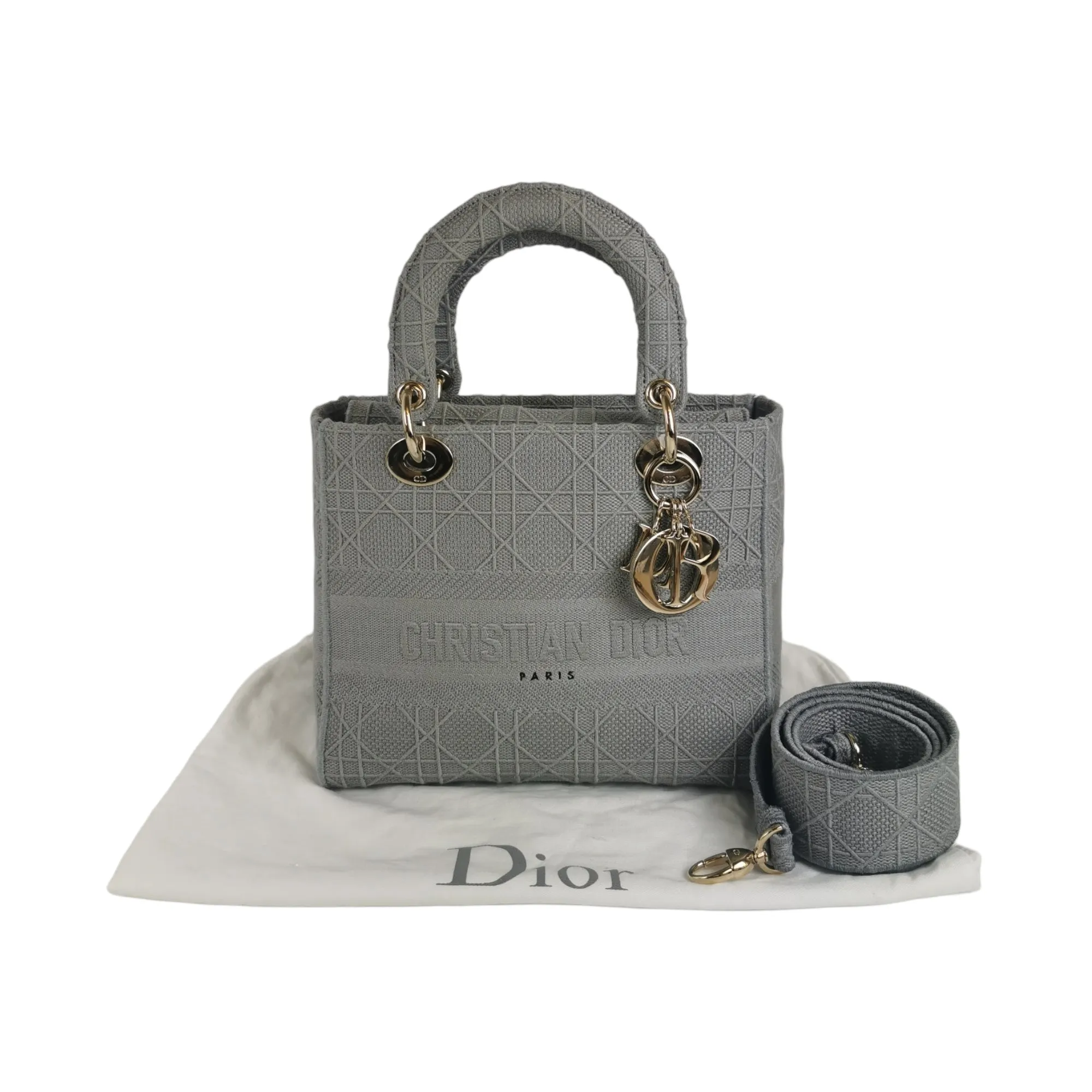 Dior Lady D-Lite Medium Grey