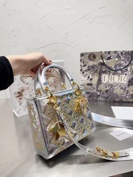 DR257 Small Lady Dior My ABCDior Bag / 7.9x7inch