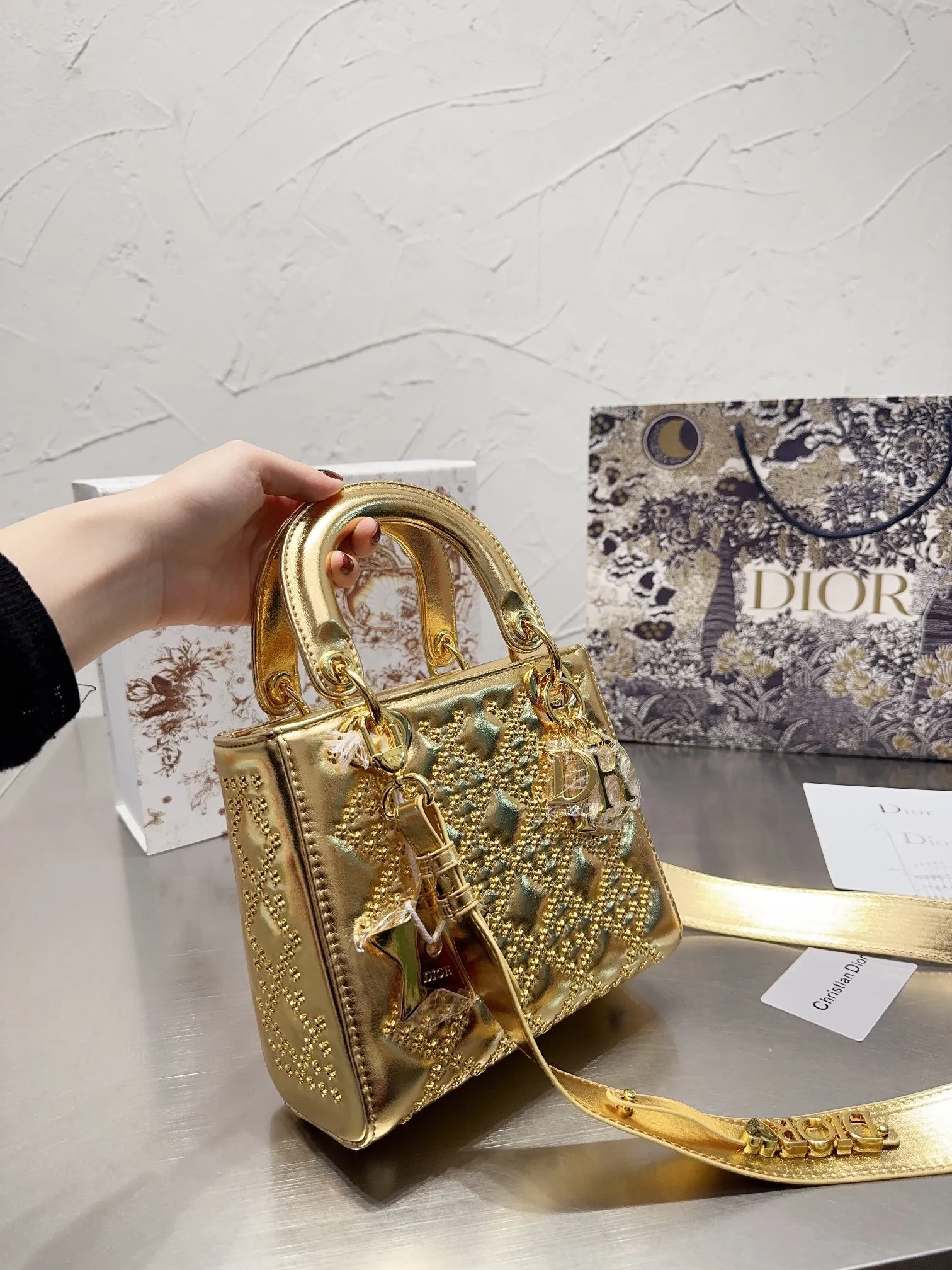 DR257 Small Lady Dior My ABCDior Bag / 7.9x7inch