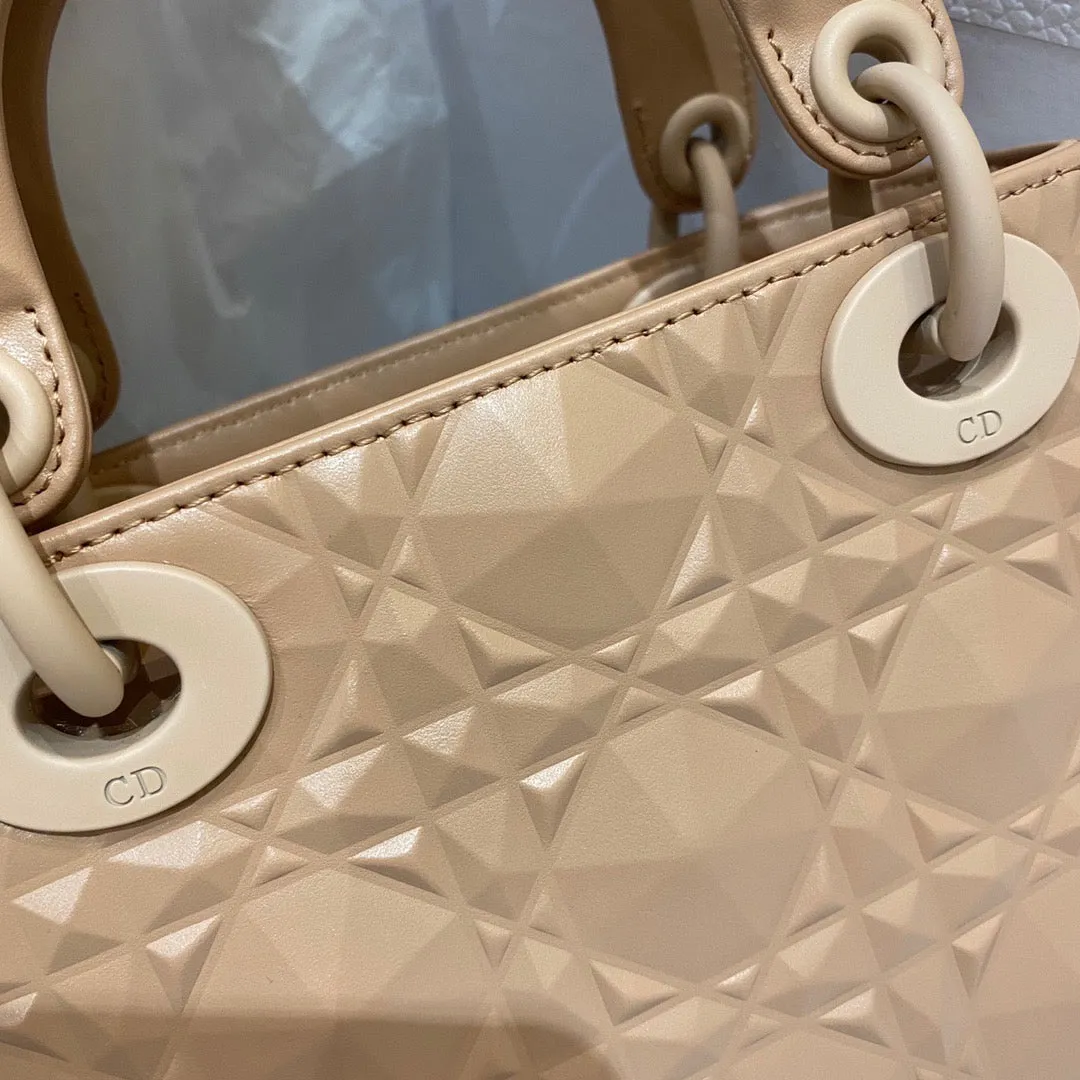 DR308 Mini Lady Dior Bag / HIGHEST QUALITY VERSION / 6.5 x 6 x 3 inches