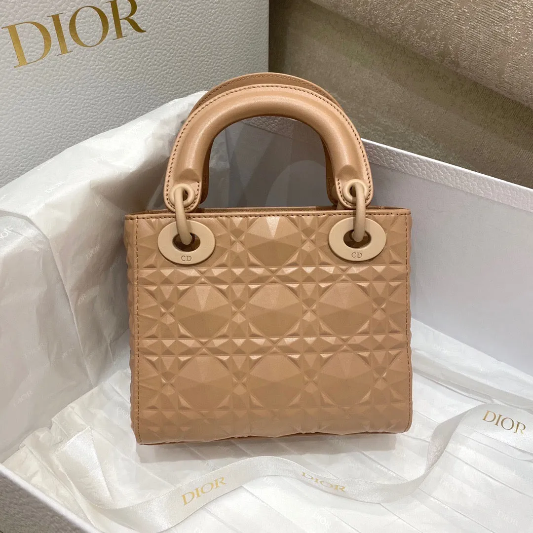 DR308 Mini Lady Dior Bag / HIGHEST QUALITY VERSION / 6.5 x 6 x 3 inches