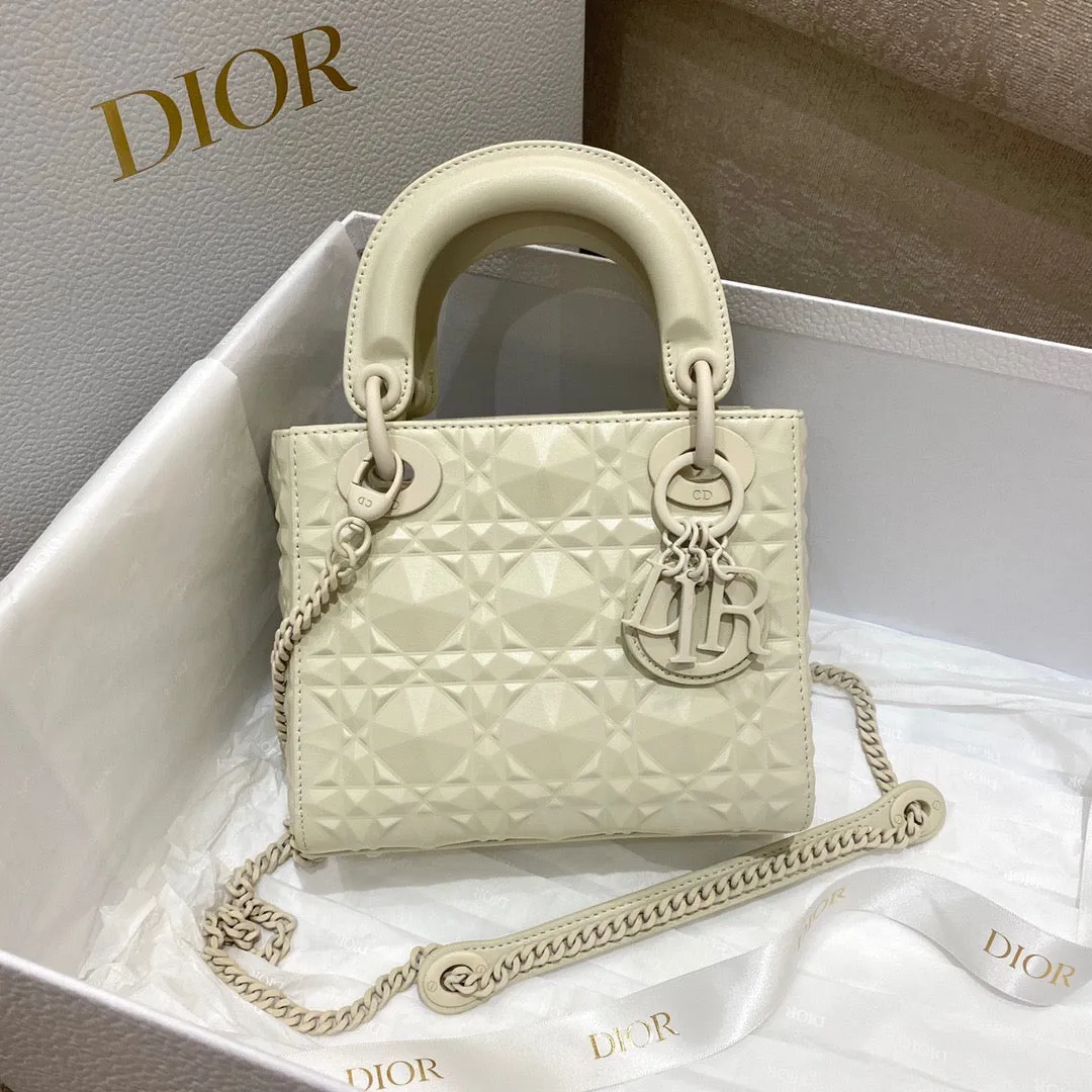 DR308 Mini Lady Dior Bag / HIGHEST QUALITY VERSION / 6.5 x 6 x 3 inches