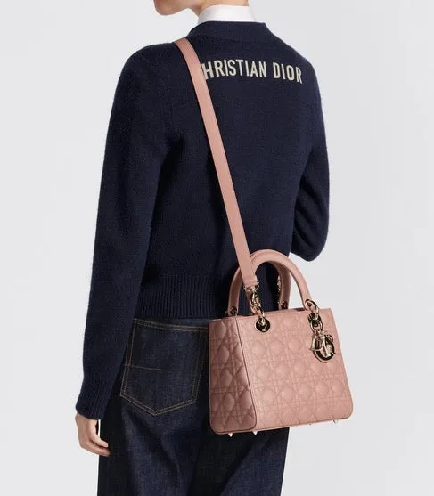 DR331 Medium Lady Dior Bag / HIGHEST QUALITY VERSION / 9.5 x 8 x 4.5 inches