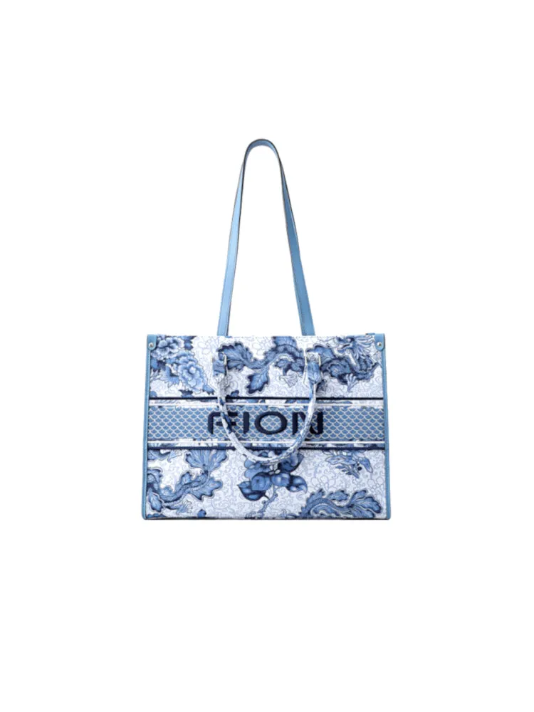 Dragon Large Jacquard Tote Bag