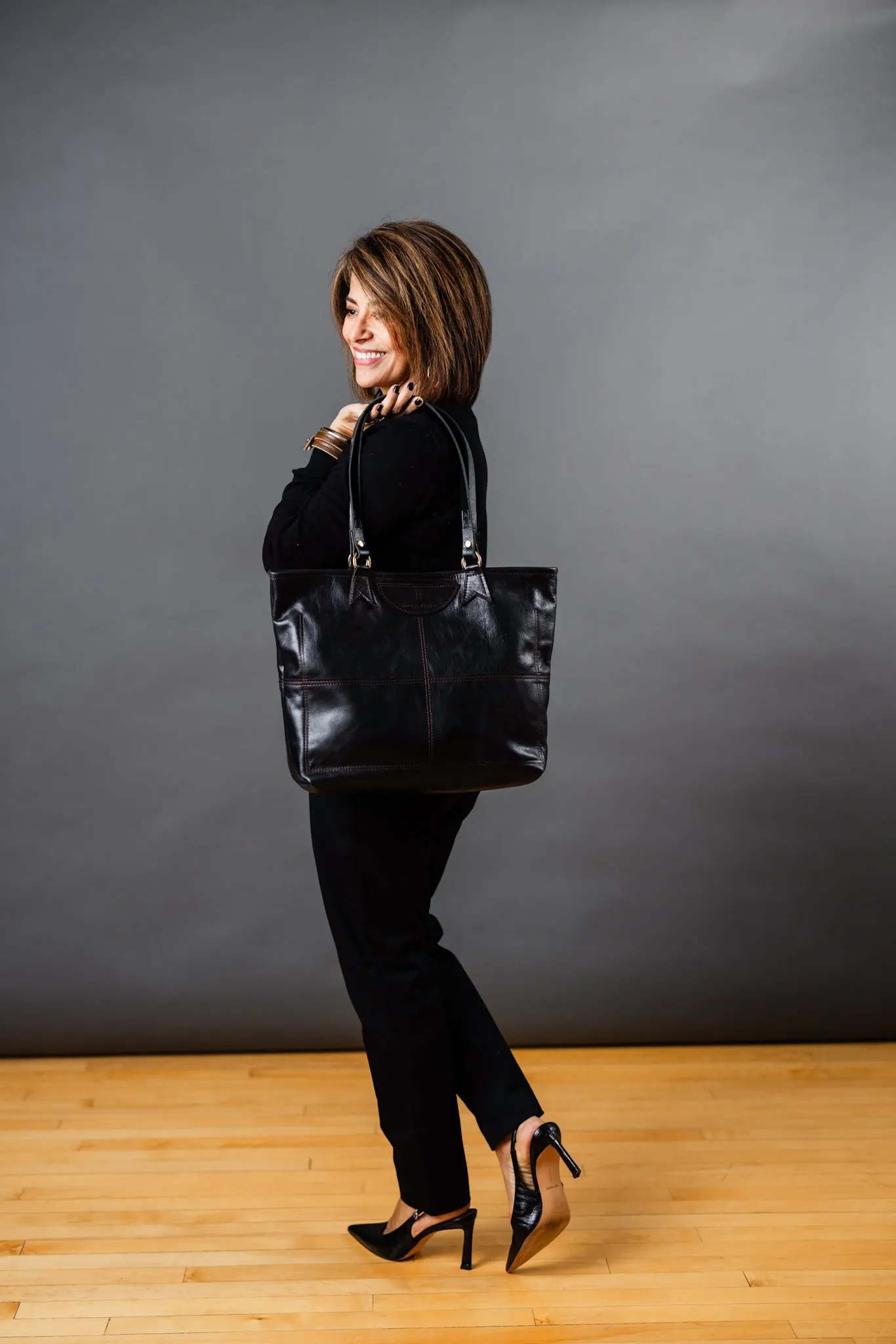Everyday Collection | 9 to 5 Shoulder Tote | Black