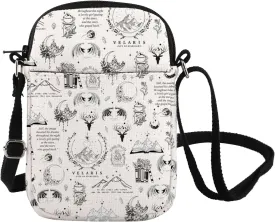 Fantasy Novel Inspire Crossbody Bag Velaris City Merch Night Court Inspire Messenger Bag Literary Theme Gift