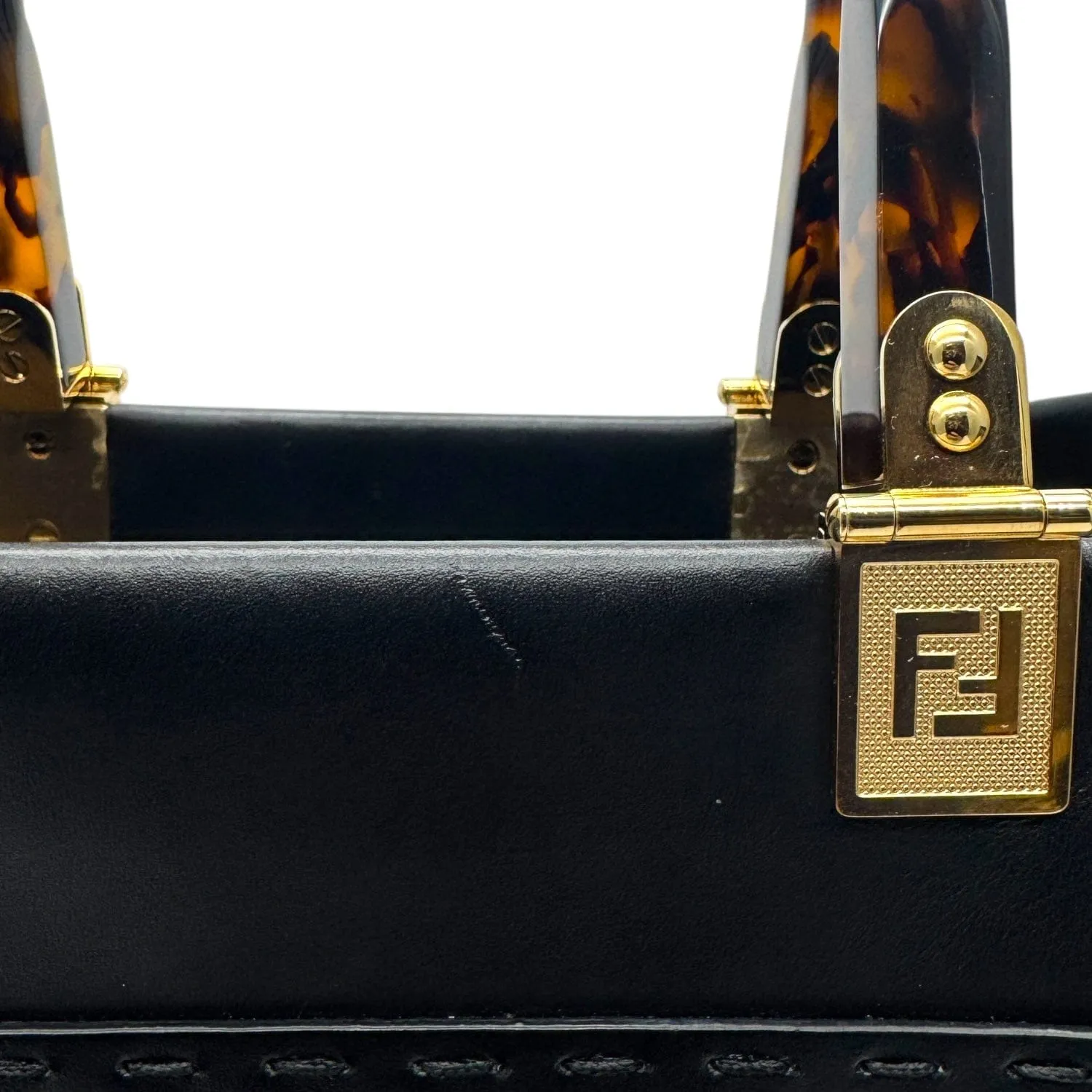FENDI Roma Large Sunshine Shopper Tote - Black
