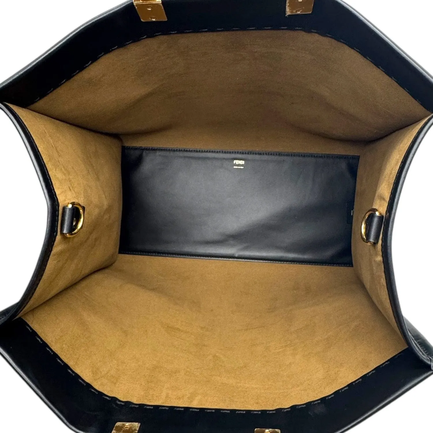 FENDI Roma Large Sunshine Shopper Tote - Black