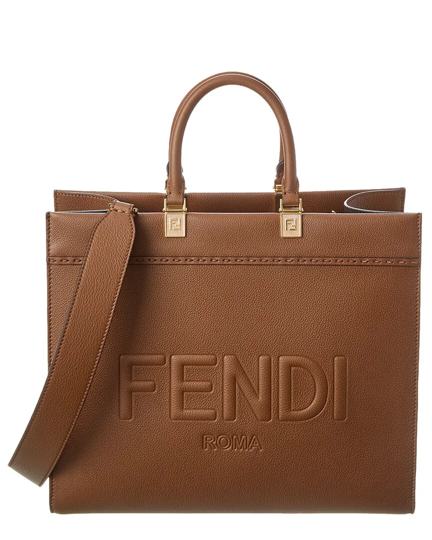 FENDI Sunshine Medium Leather Tote