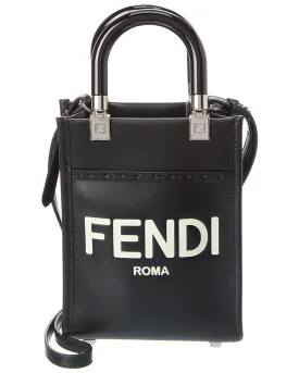 FENDI Sunshine Mini Leather Tote