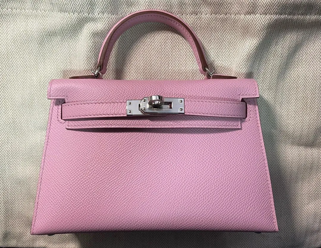 Hermès Mini Kelly Mauve Sylvestre