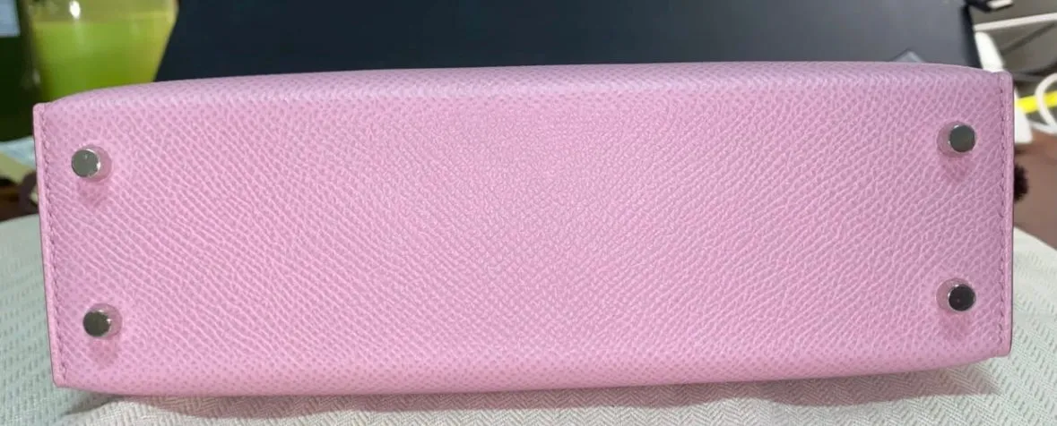 Hermès Mini Kelly Mauve Sylvestre
