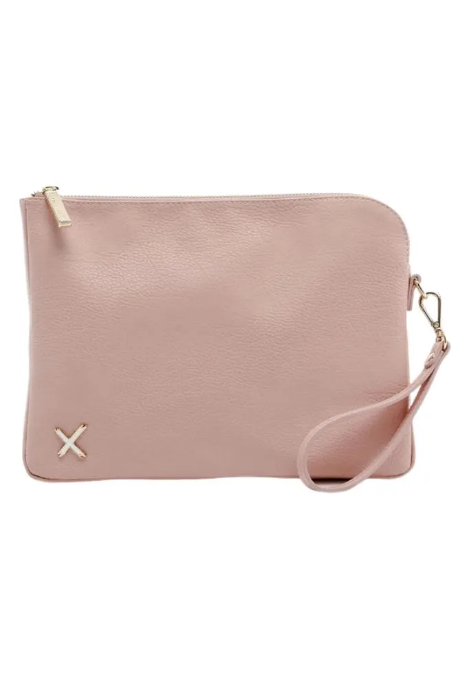 Homelee Oversized Clutch Blush Pink