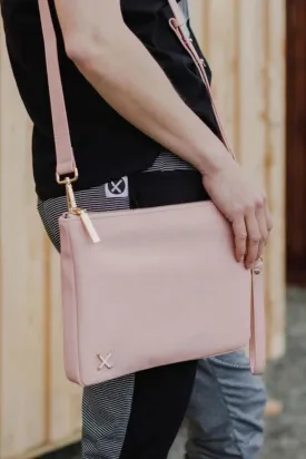 Homelee Oversized Clutch Blush Pink