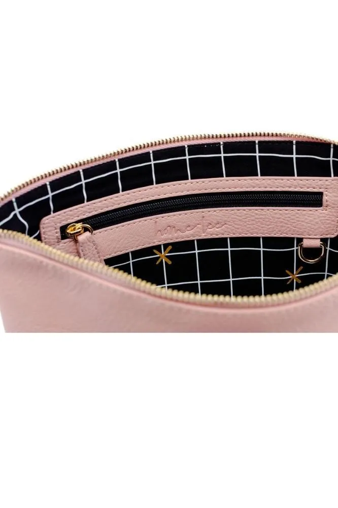 Homelee Oversized Clutch Blush Pink