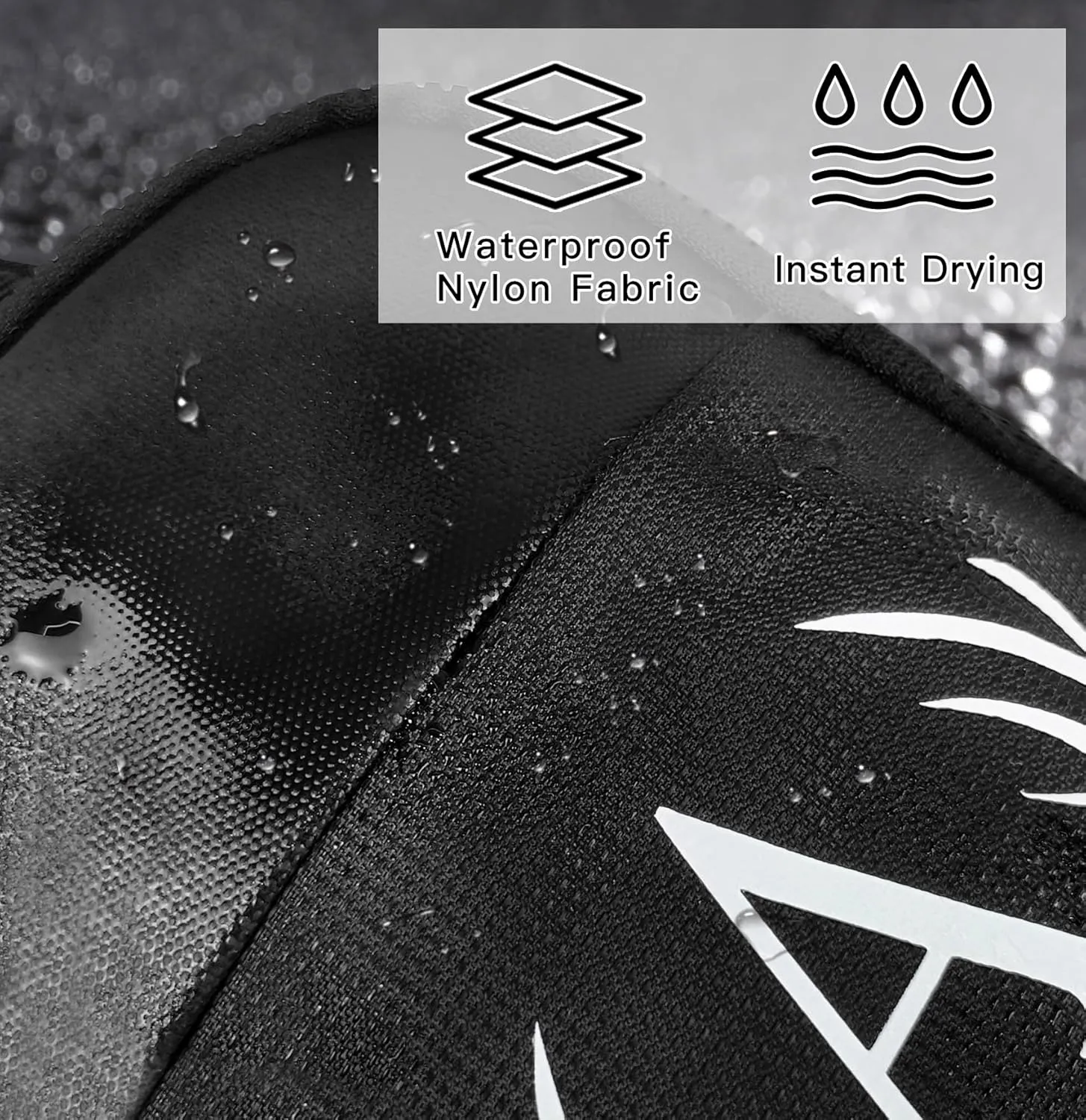 Initial Letter Small Crossbody Sling Bag for Men Women Double Pocket Chest Bag Trendy Water Resistant Fanny Pack Mini Phone Cross Body Bag for Travel Sports Workout Running (Black B)