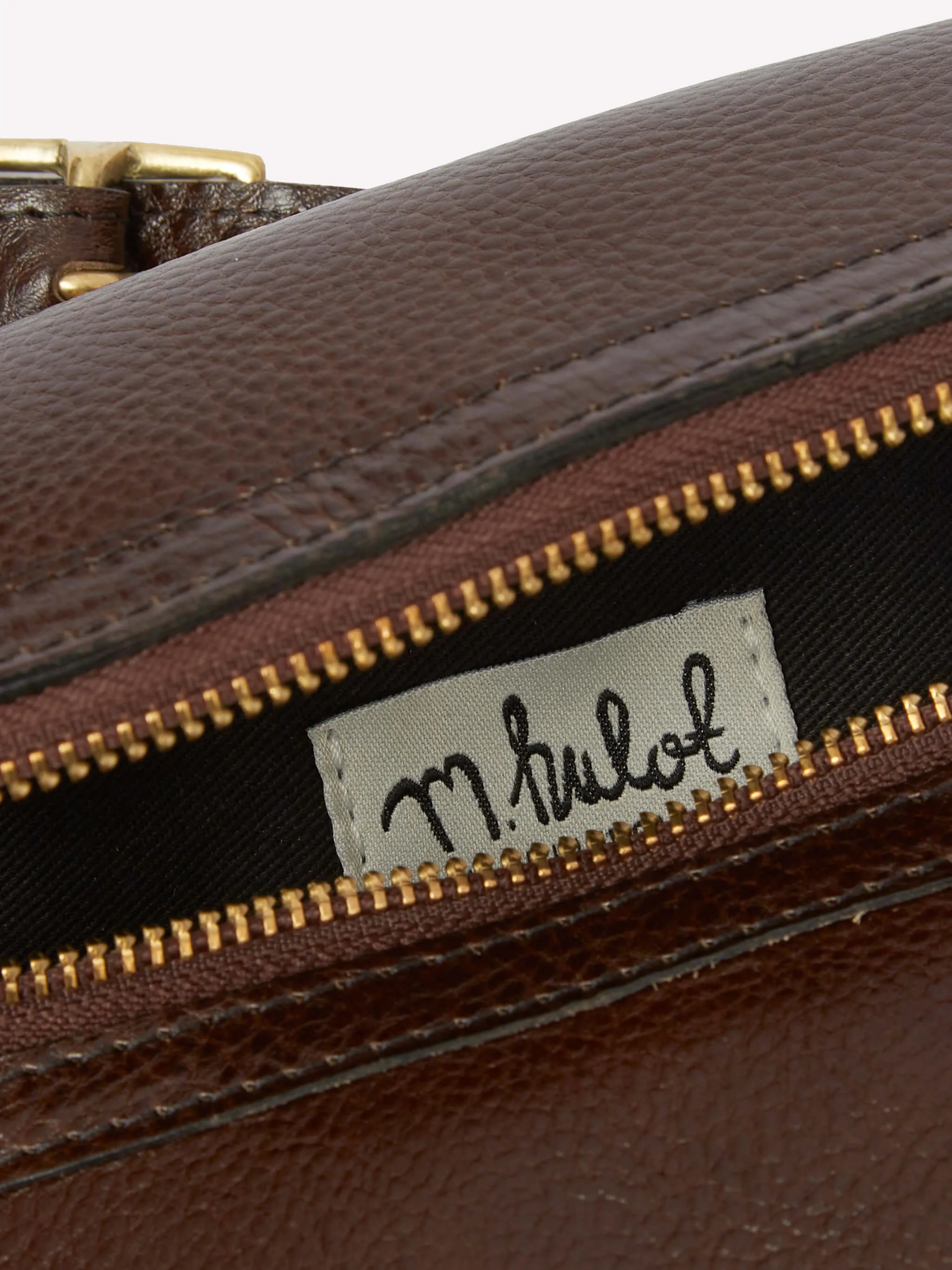 Loe Leather Bum Bag - Peat