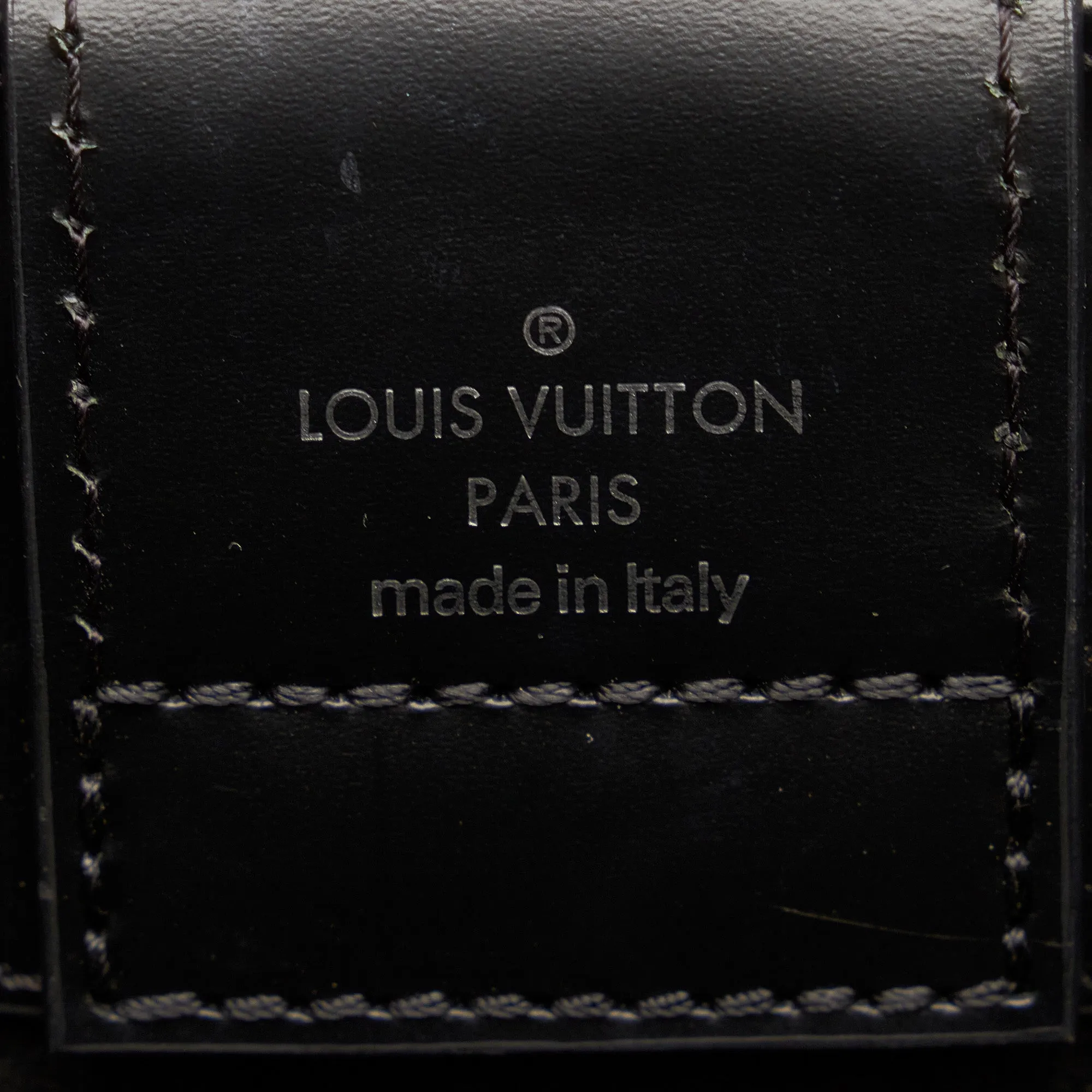 Louis Vuitton Kleber MM Black Epi