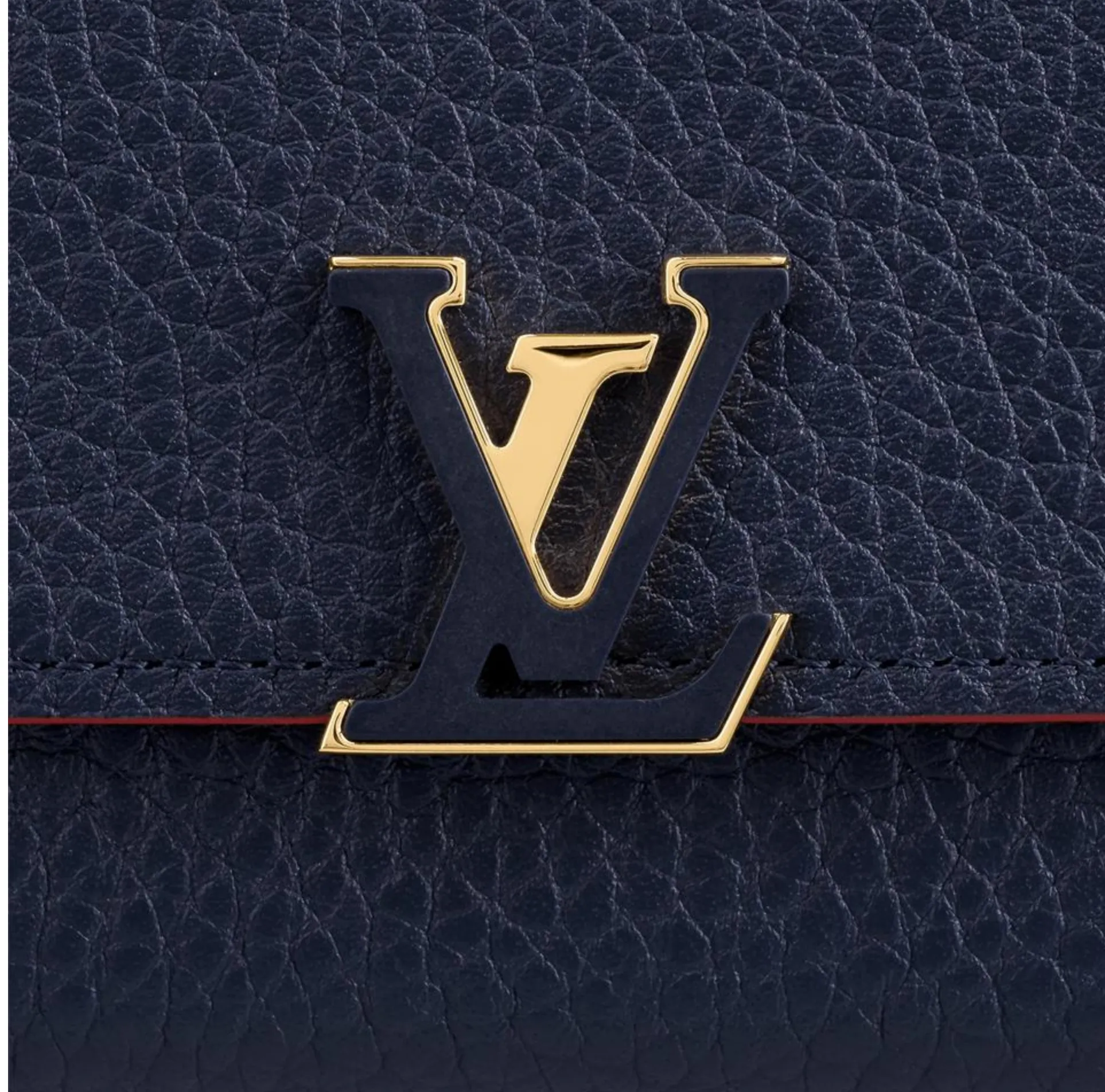 Louis Vuitton Marine Rouge Capucines Calfskin Wallet