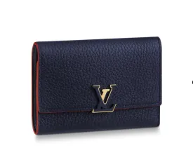 Louis Vuitton Marine Rouge Capucines Calfskin Wallet