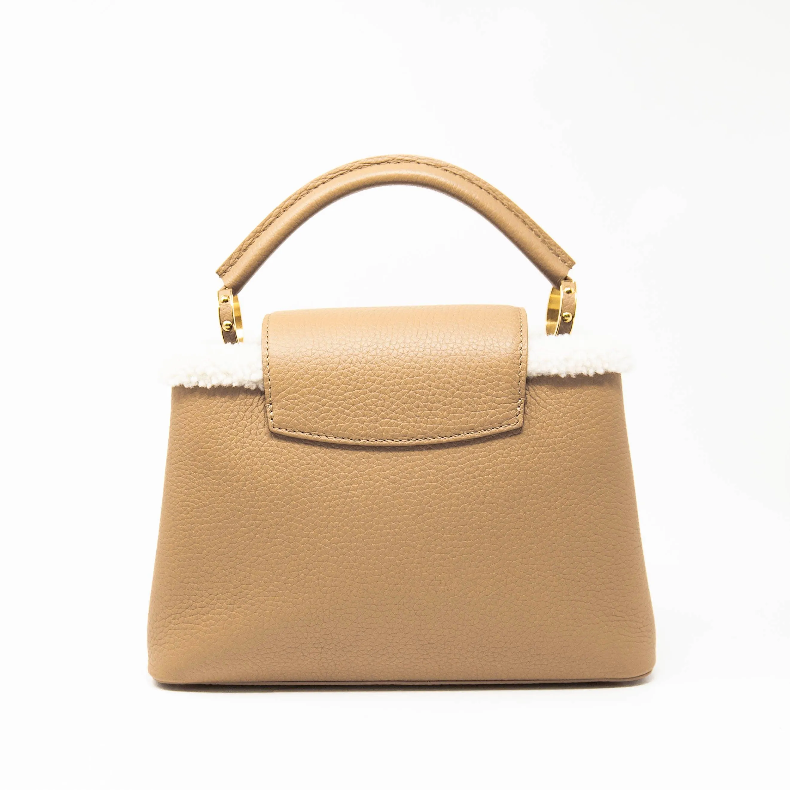 Louis Vuitton Shearling Capucines BB