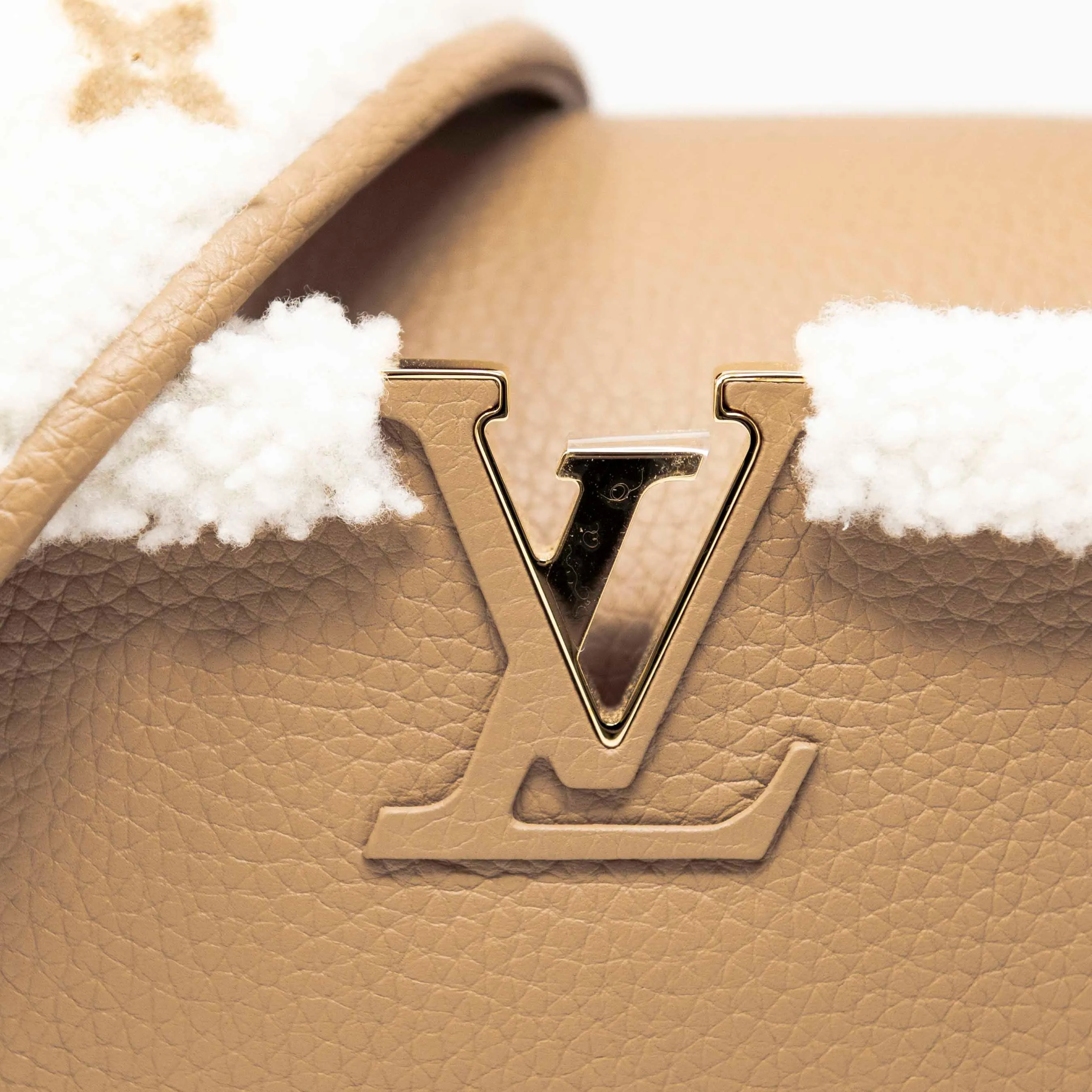 Louis Vuitton Shearling Capucines BB