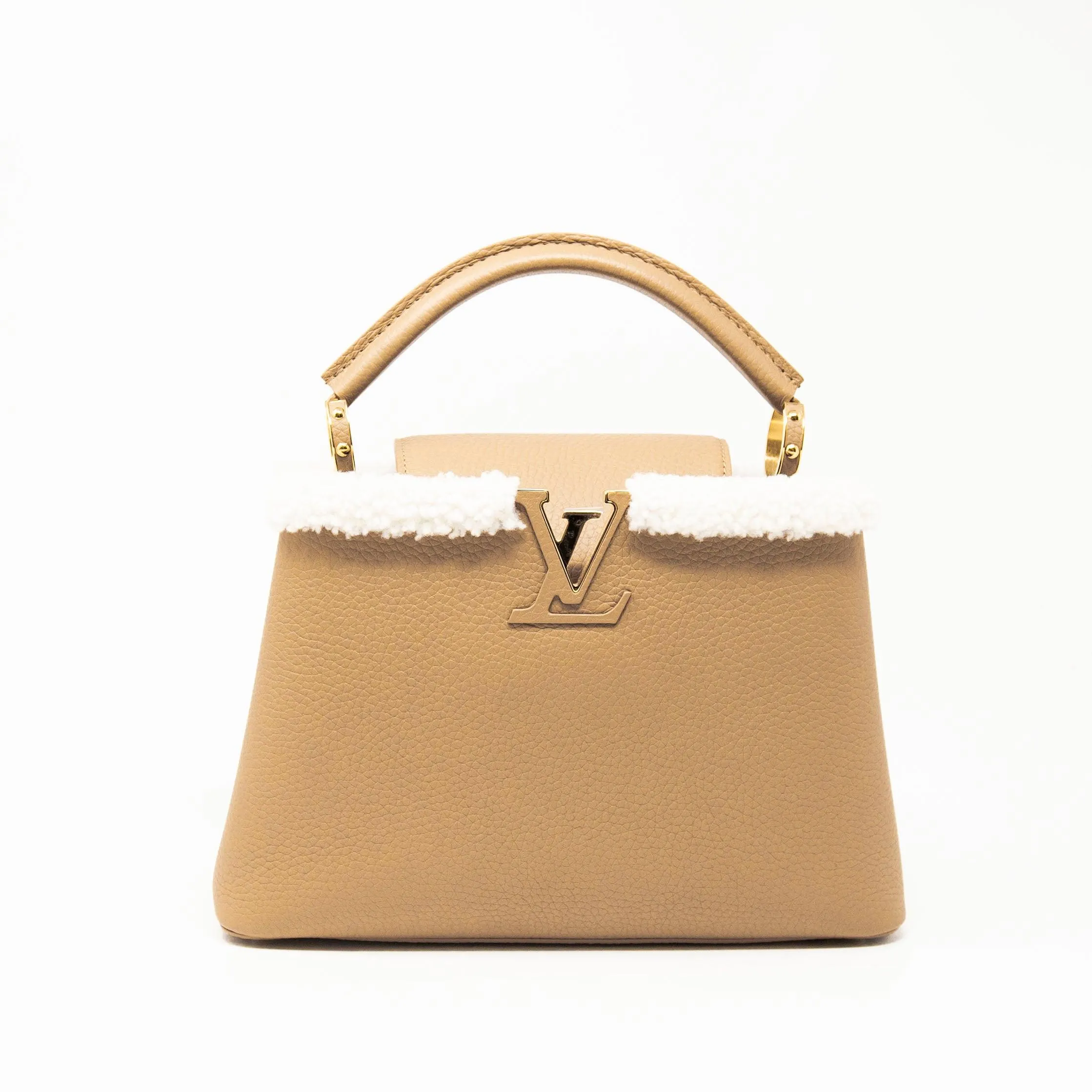 Louis Vuitton Shearling Capucines BB