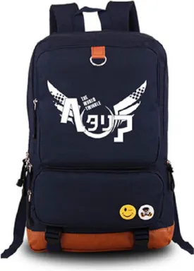 Luminous Casual Axis Powers Hetalia Backpack Daypack Laptop Student Bag School Bag Rucksack Book Bag (blue 2)