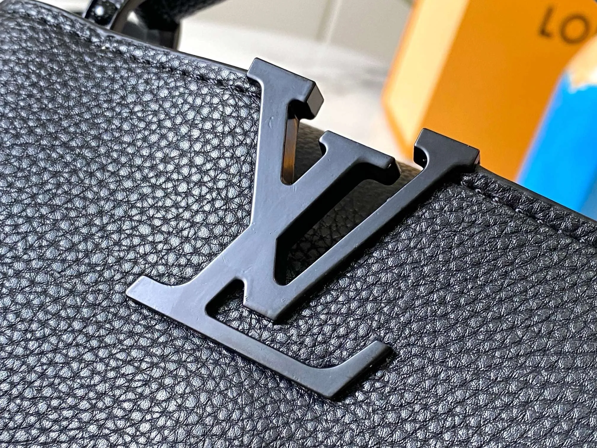 LV Capucines In Matte Taurillon Leather Bag