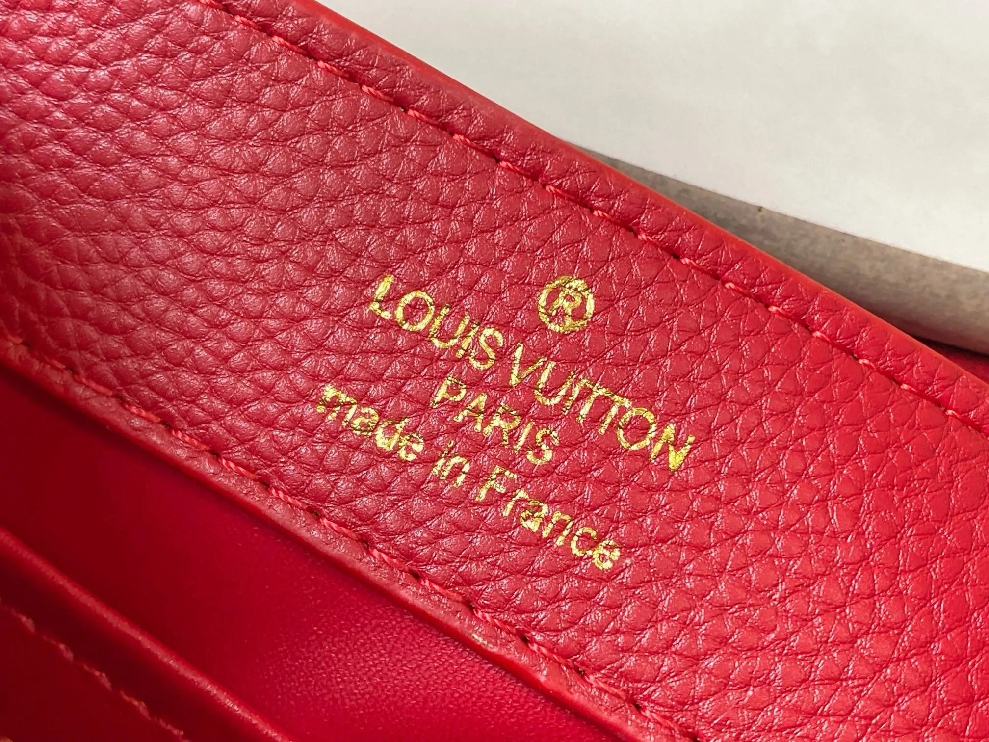 LV Capucines In Matte Taurillon Leather Bag