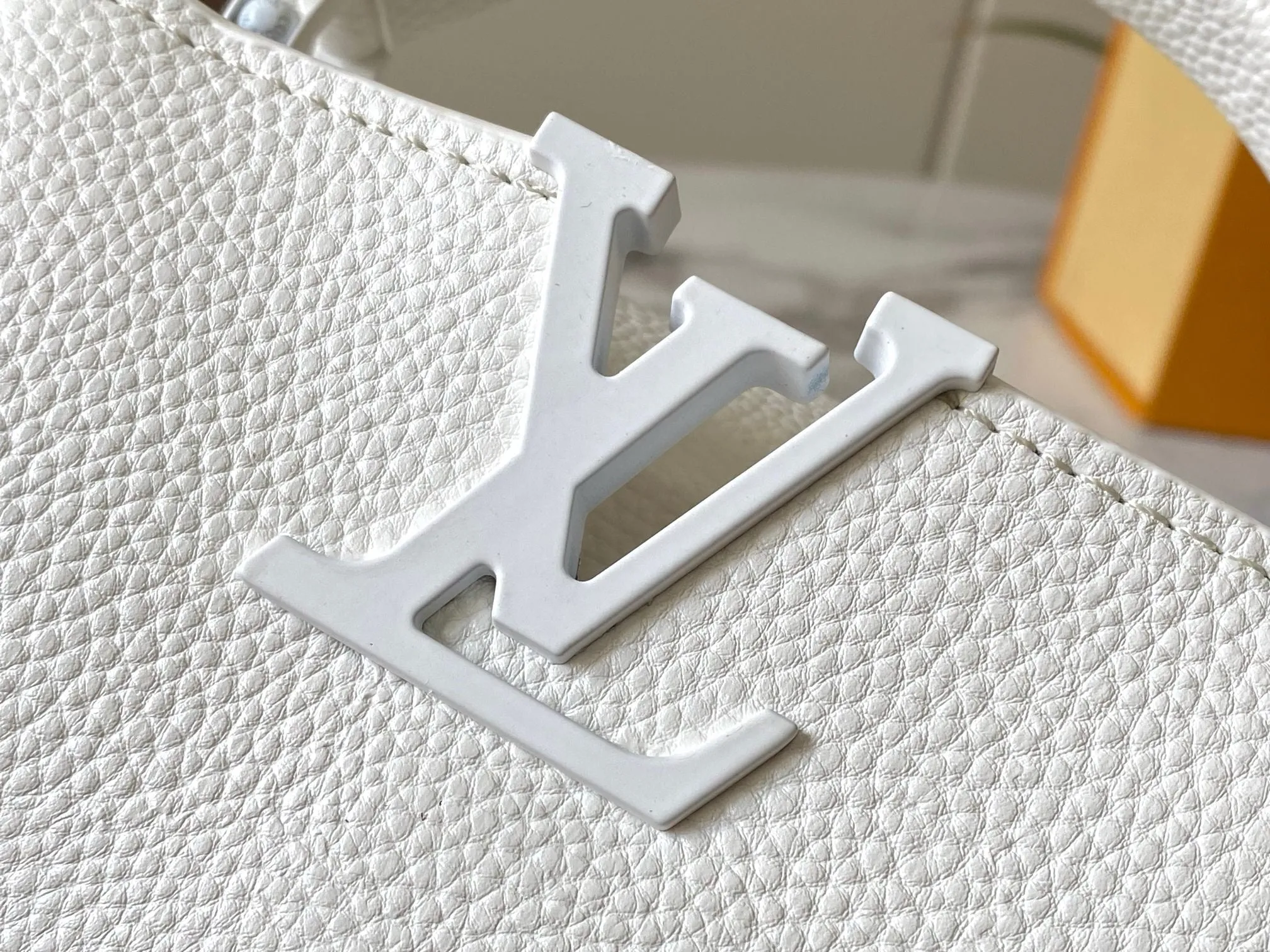 LV Capucines In Matte Taurillon Leather Bag