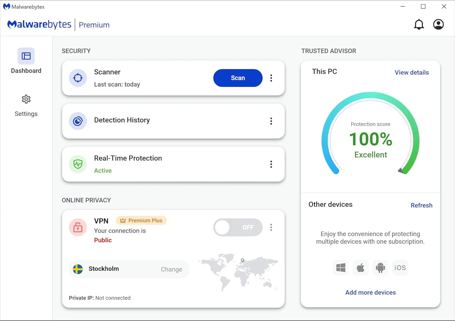 Malwarebytes Premium Software | Amazon Exclusive | 18 Months, 2 Devices (Windows, Mac OS, Android, Apple iOS, Chrome) [software_key_card]