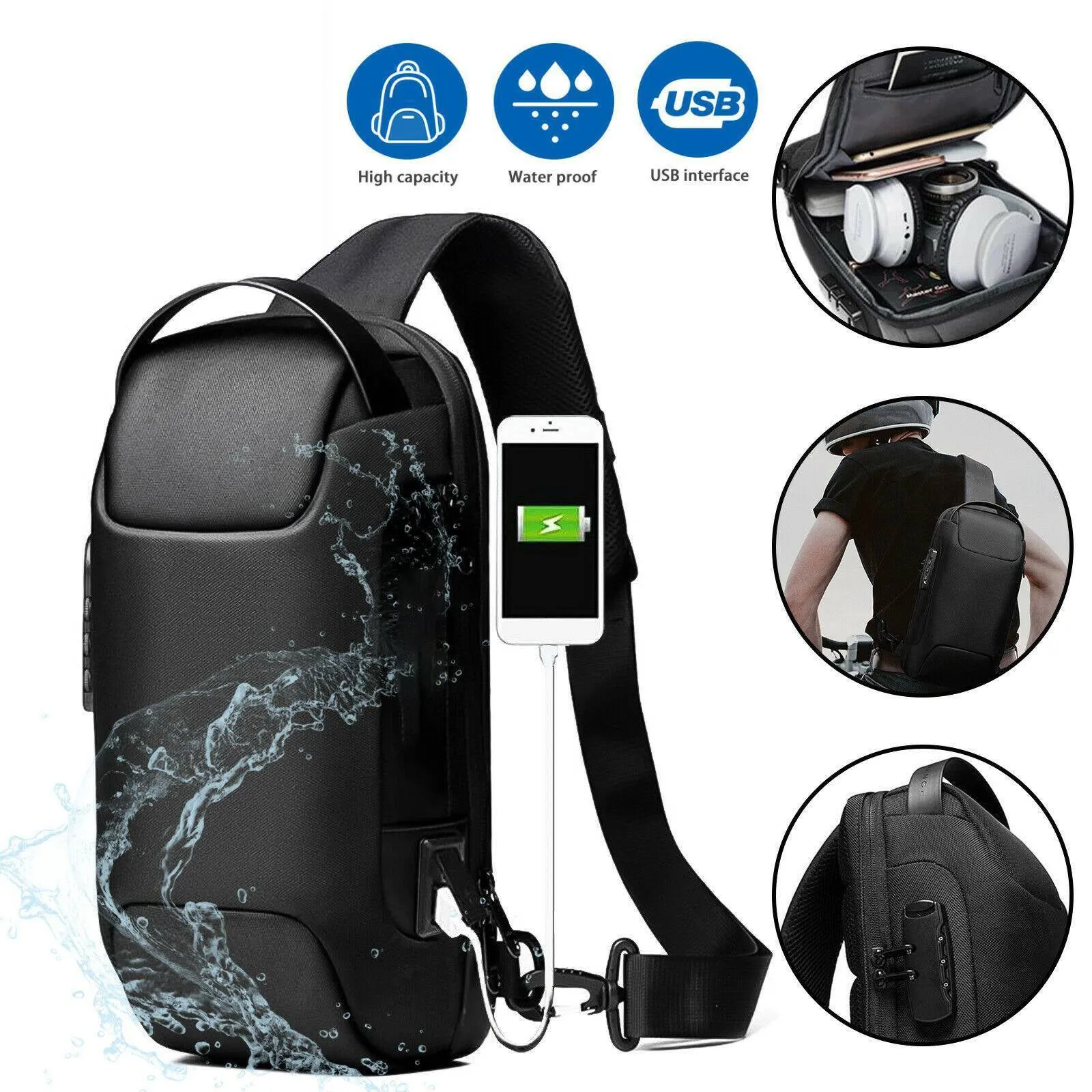 Men's Waterproof Crossbody Bags
