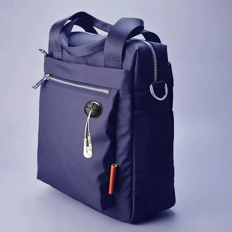 Men's Waterproof Wear-Resistant Large-Capacity Business & Casual Tote Bag
